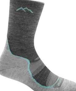 Darn Tough Women's Light Hiker Micro Crew Light Cushion Slate