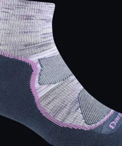 Darn Tough Women's Light Hiker 1/4 Lightweight Hiking Sock Cosmic Purple