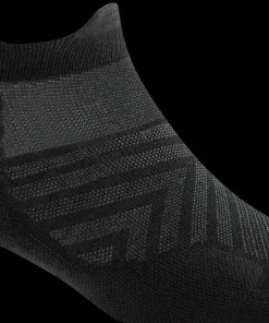 Darn Tough Women's Run No Show Tab Ultra-Lightweight Running Sock Cushion Black