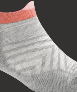 Darn Tough Women's Run No Show Tab Ultra-Lightweight Running Sock Cushion Ash