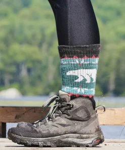 Darn Tough Women's Vanna Grizzle Boot Hiking Socks Charcoal