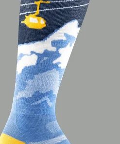 Darn Tough Women's Yeti Over-the-Calf Lightweight Ski & Snowboard Sock No Cushion Midnight