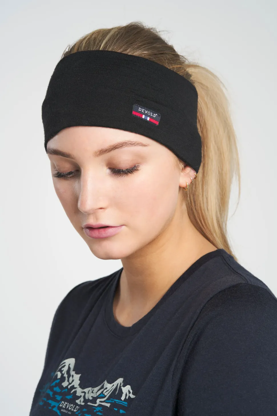 Devold Breeze Merino 150 Headband Black