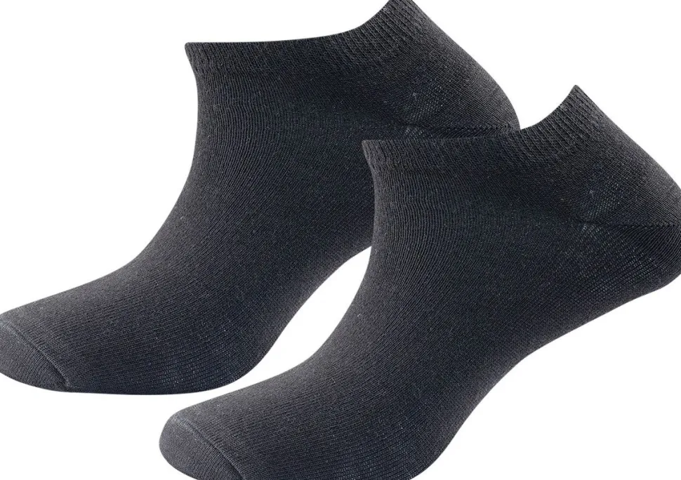Devold Unisex Daily Merino Shorty Sock 2-pack Black