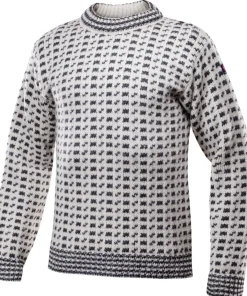 Devold Unisex Original Islender Wool Sweater Offwhite/Anthracite