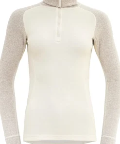 Devold Women's Duo Active Merino 205 Zip Neck Raw White