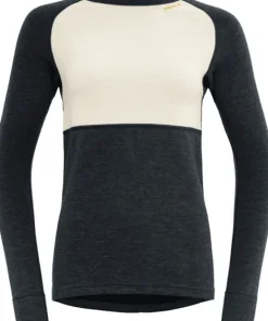 Devold Women's Expedition Merino Silk Shirt Ink/offwhite