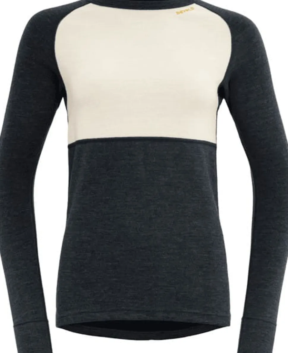 Devold Women's Expedition Merino Silk Shirt Ink/offwhite