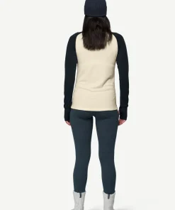 Devold Women's Expedition Merino Silk Zip Ink/offwhite