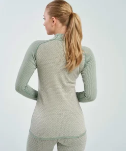 Devold Women's Kvitegga Merino 230 Cross Neck Raw White
