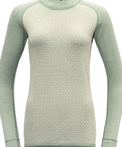 Devold Women's Kvitegga Merino 230 Cross Neck Raw White