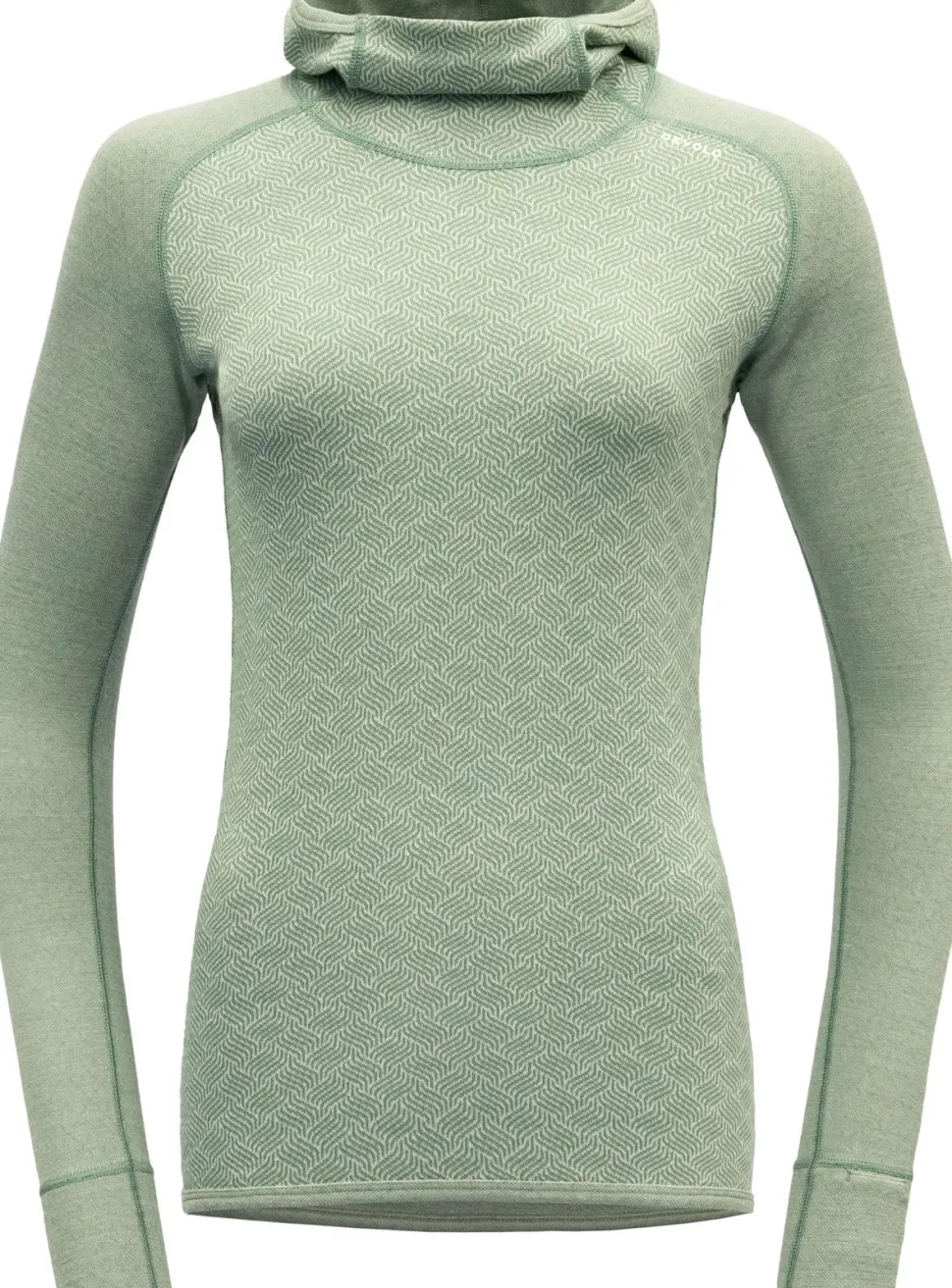 Devold Women's Kvitegga Merino 230 Hoodie Raw White
