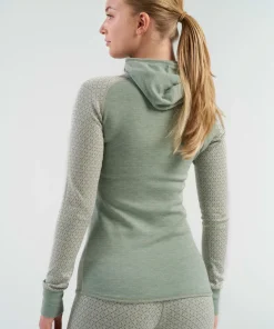 Devold Women's Kvitegga Merino 230 Hoodie Raw White