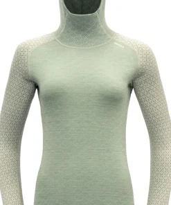 Devold Women's Kvitegga Merino 230 Hoodie Raw White