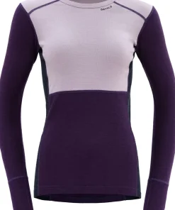 Devold Women's Lauparen Merino 190 Shirt Orchid/Lilac/Ink