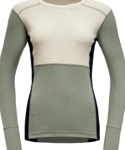 Devold Women's Lauparen Merino 190 Shirt Raw White/fog/ink