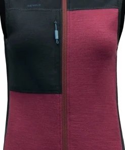 Devold Women's Nibba Hiking Vest Ink/Beetroot