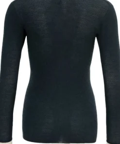 Devold Women's Wool Mesh Shirt Ink/Offwhite