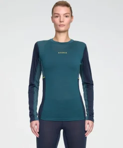 Dæhlie Women's Performance Wool Long Sleeve Teal