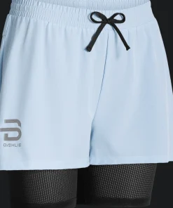 Dæhlie Women's Shorts Run 2-in-1 Blue Aura