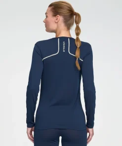 Dæhlie Women's Training Wool Mix Long Sleeve Navy