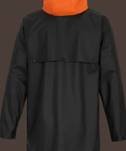 Didriksons Unisex Avon Parka Galon Black/Flame