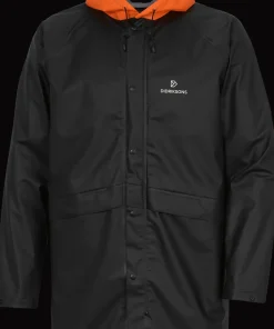 Didriksons Unisex Avon Parka Galon Black/Flame