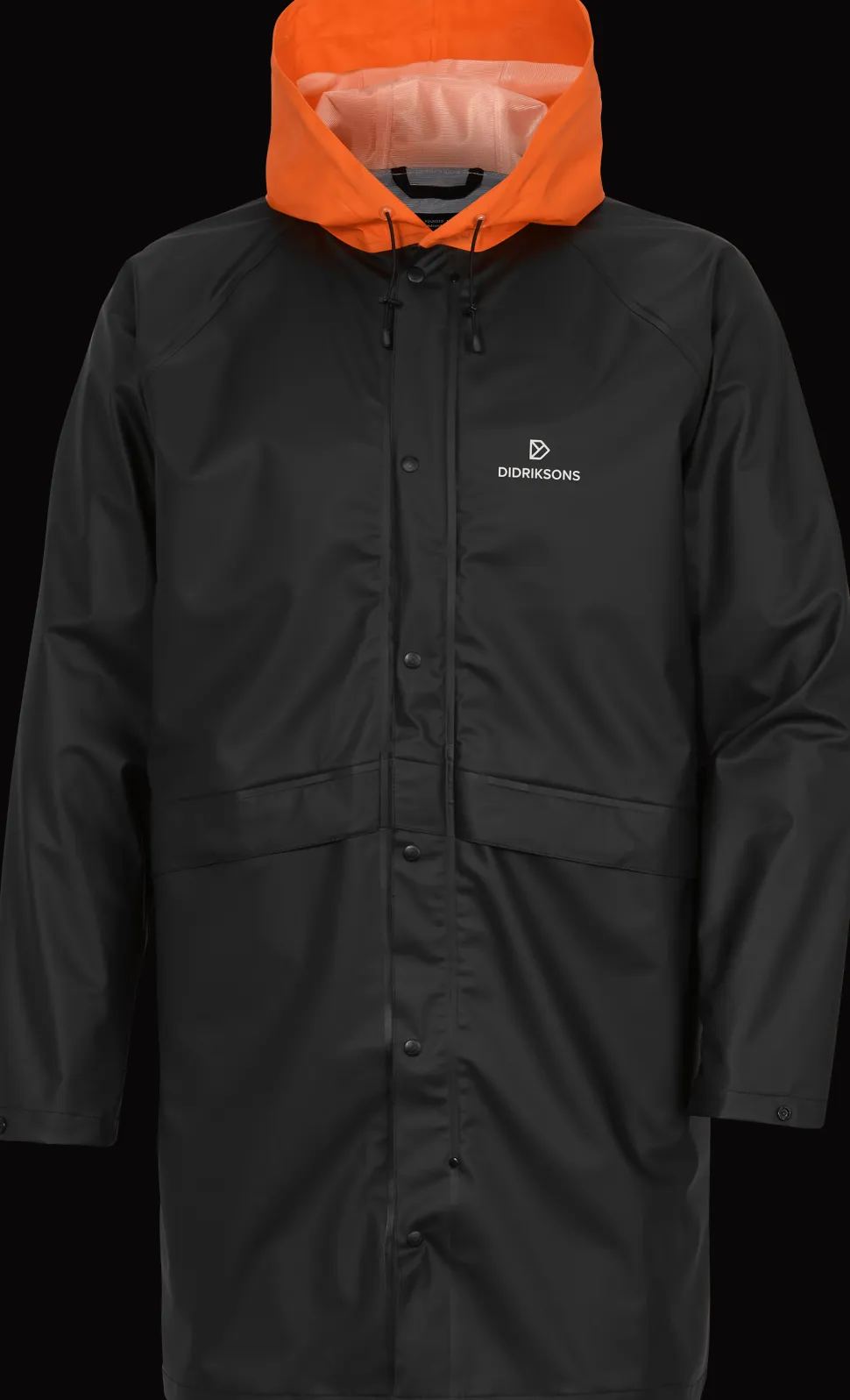 Didriksons Unisex Avon Parka Galon Black/Flame