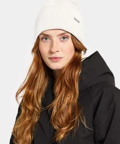 Didriksons Unisex River Beanie 3 Off White