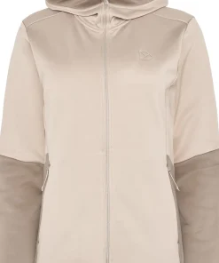 Didriksons Women's Anneli Full Zip 3 Beach Beige
