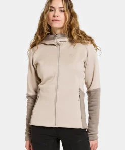 Didriksons Women's Anneli Full Zip 3 Beach Beige