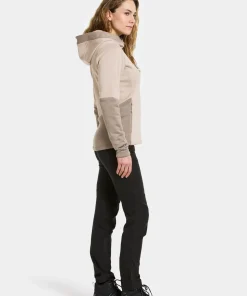 Didriksons Women's Anneli Full Zip 3 Beach Beige