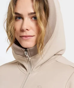 Didriksons Women's Anneli Full Zip 3 Beach Beige