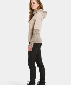 Didriksons Women's Anneli Full Zip 3 Beach Beige