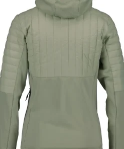 Didriksons Women's Annema Full Zip 6 Light Moss