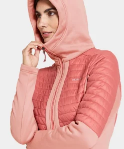 Didriksons Women's Annema Full Zip 6 Powder Pink