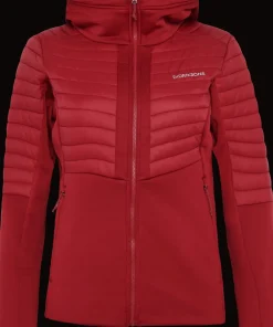 Didriksons Women's Annema Full Zip 6 Spring Red