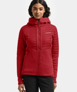 Didriksons Women's Annema Full Zip 6 Spring Red