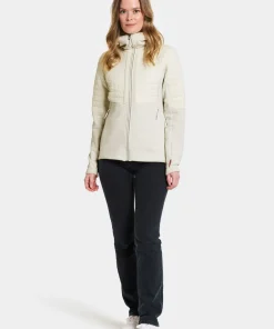 Didriksons Women's Annema Full Zip 6 Shell White