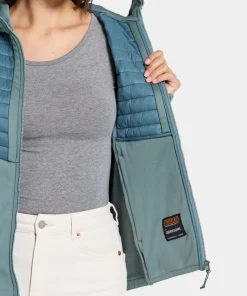 Didriksons Women's Annema Full Zip 6 Factory Blue