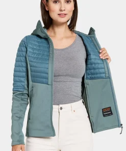Didriksons Women's Annema Full Zip 6 Factory Blue