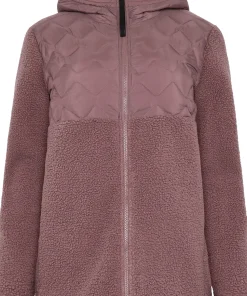 Didriksons Women's Bibi Full Zip 2 Faded Wine
