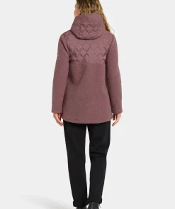 Didriksons Women's Bibi Full Zip 2 Faded Wine