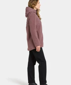Didriksons Women's Bibi Full Zip 2 Faded Wine