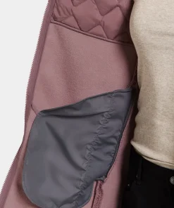 Didriksons Women's Bibi Full Zip 2 Faded Wine