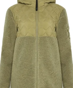 Didriksons Women's Bibi Full Zip 2 Olive Green