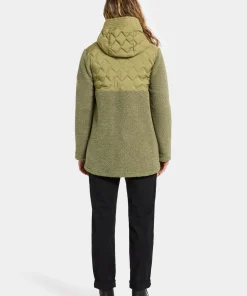 Didriksons Women's Bibi Full Zip 2 Olive Green