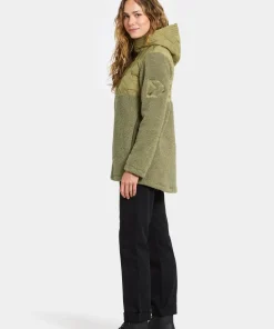 Didriksons Women's Bibi Full Zip 2 Olive Green