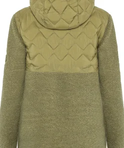 Didriksons Women's Bibi Full Zip 2 Olive Green