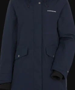 Didriksons Women's Erika Parka 3 Dark Night Blue